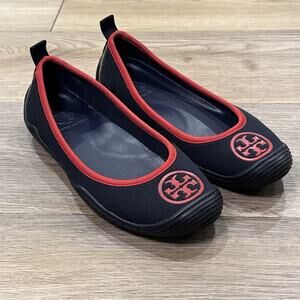 Tory Burch Neoprene Ballet Flats Shoes RARE Women’s 8 Water Sporty Blokecore EUC